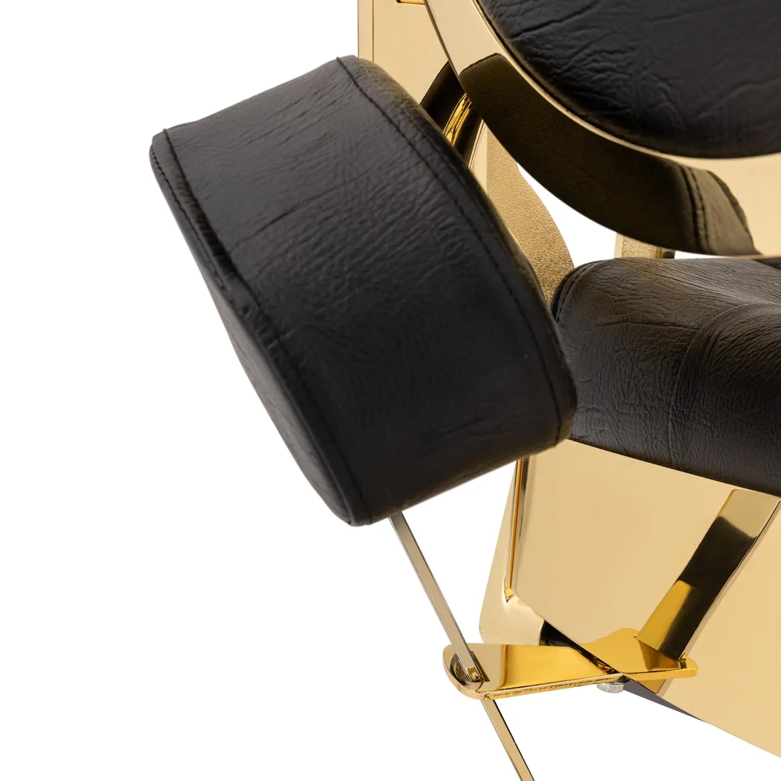 #5039 Prestige Heavy Duty Vintage Barber Chair (Gold/Black)