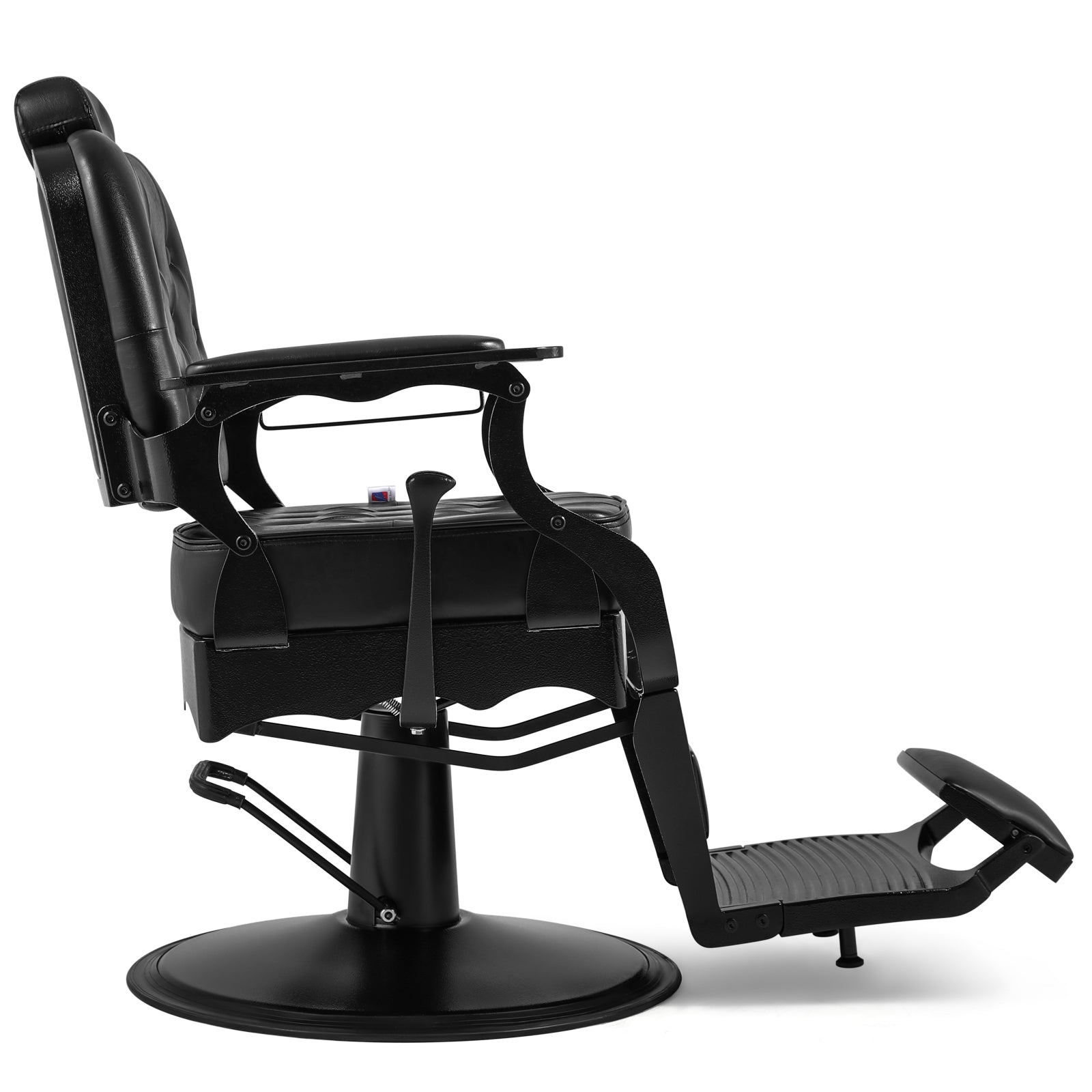 #5046 Vintage Heavy Duty Hydraulic Reclining Barber Chair (ship after 7/15)