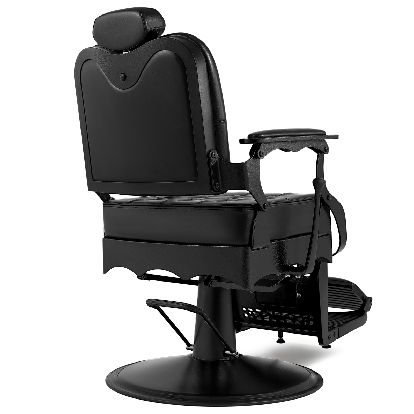 #5046 Vintage Heavy Duty Hydraulic Reclining Barber Chair (ship after 7/15)