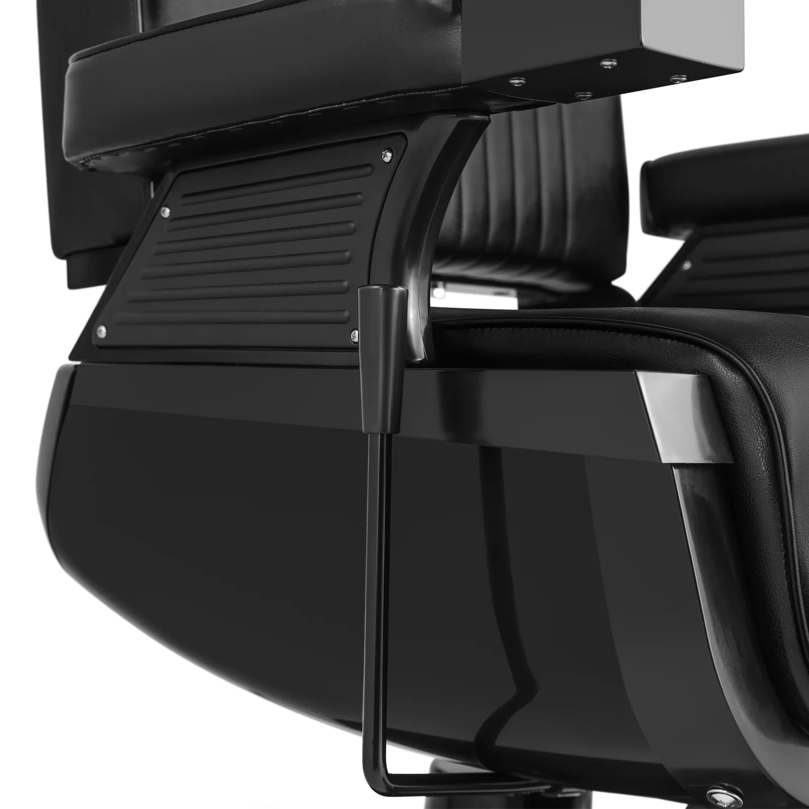 #5073 Heavy Duty Recline Hydraulic Barber Chair (All Black)