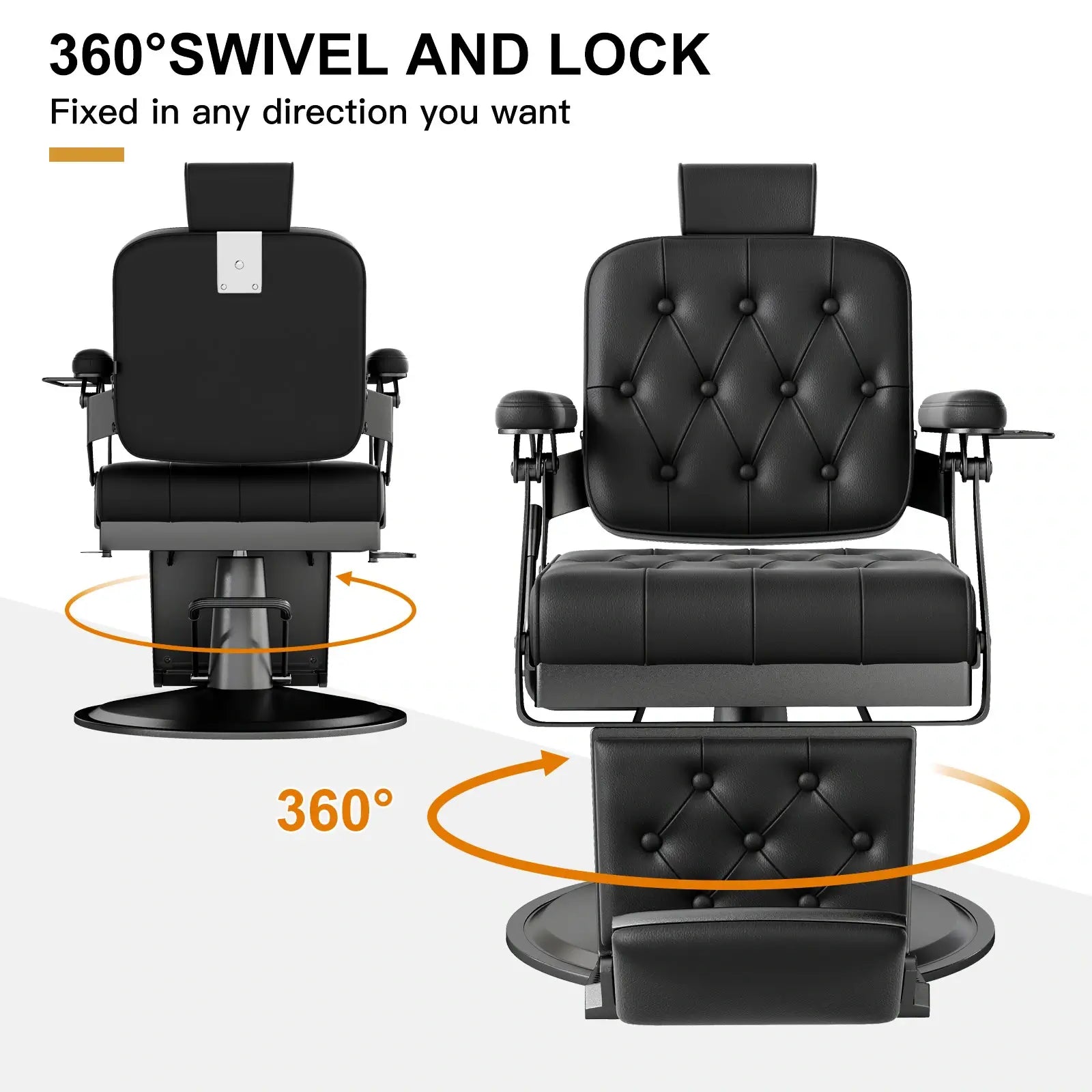 🆕#5078 Hydraulic Heavy Duty Barber Chair