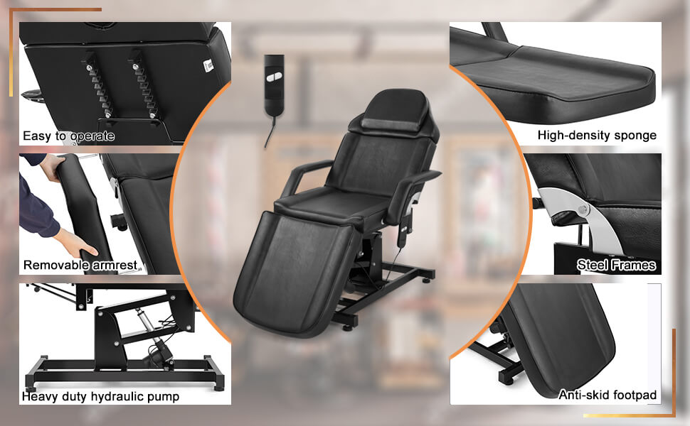 #2007 Electric Height Adjustable Massage Bed Massage Table