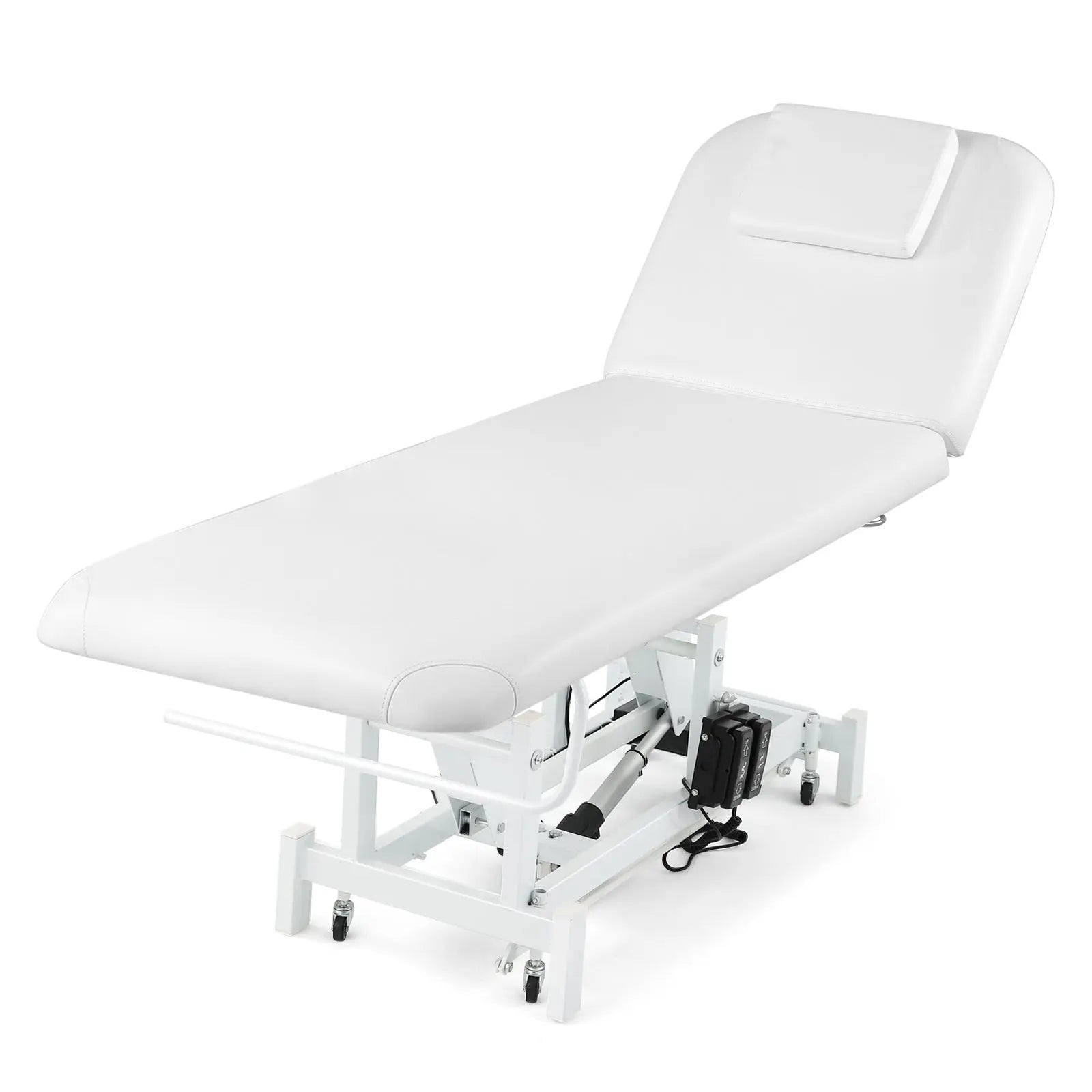 #2010 Electrical Facial Bed for Esthetician 110V Removable Massage Table 2 Motor Beauty Bed Medical Aesthetic Tattoo Chair with Adjustments, Hand/Foot-Operated