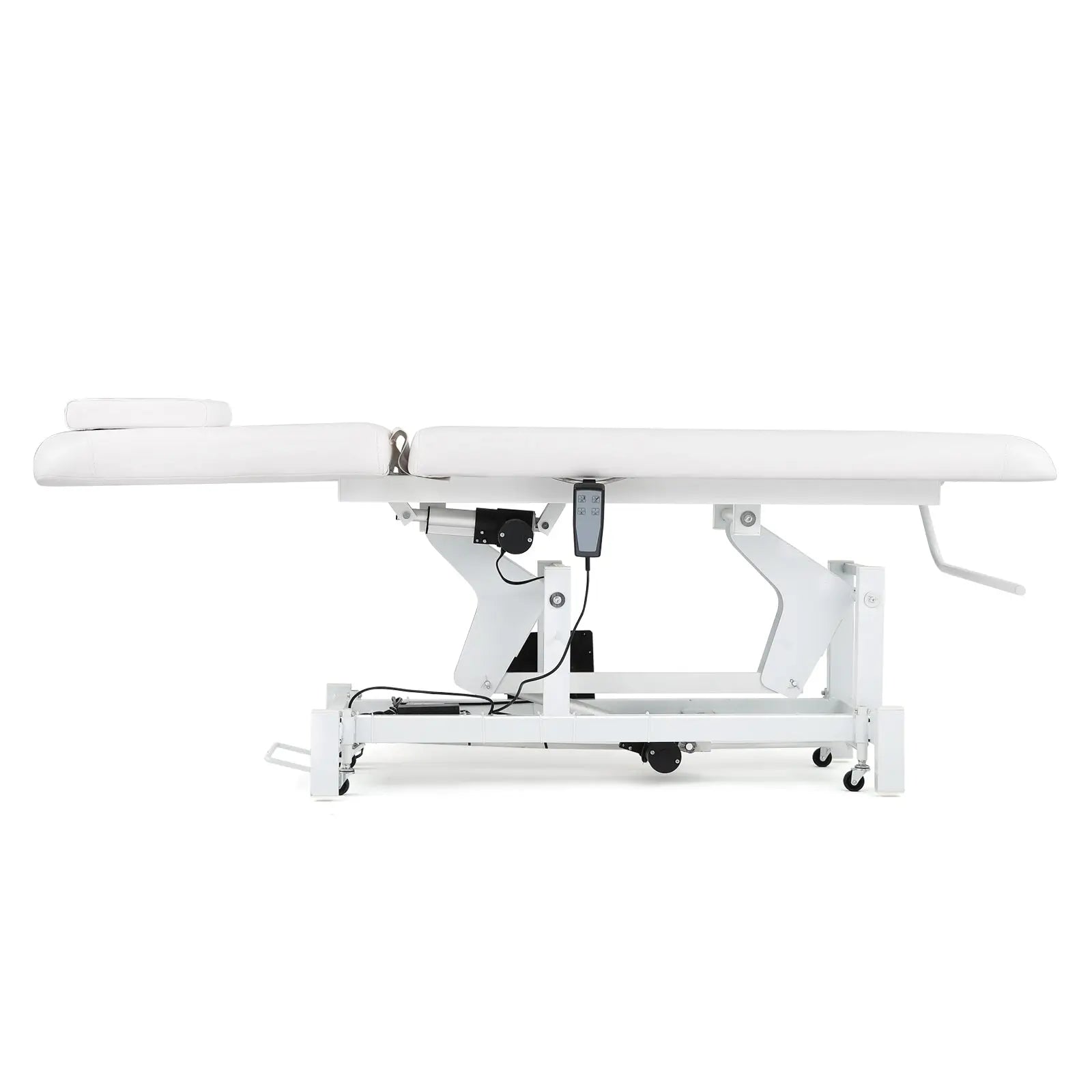 #2010 Electrical Facial Bed for Esthetician 110V Removable Massage Table 2 Motor Beauty Bed Medical Aesthetic Tattoo Chair with Adjustments, Hand/Foot-Operated
