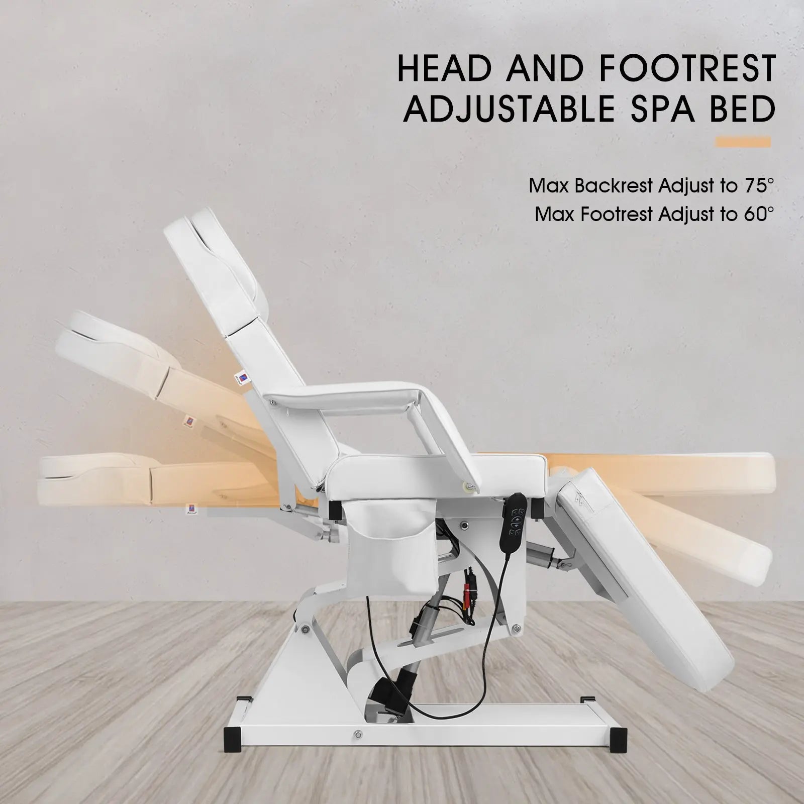 #2023 Facial Bed for Esthetician Table Beauty Bed Medical Aesthetic Tattoo Chair with 3 Motor Electrical Adjustments