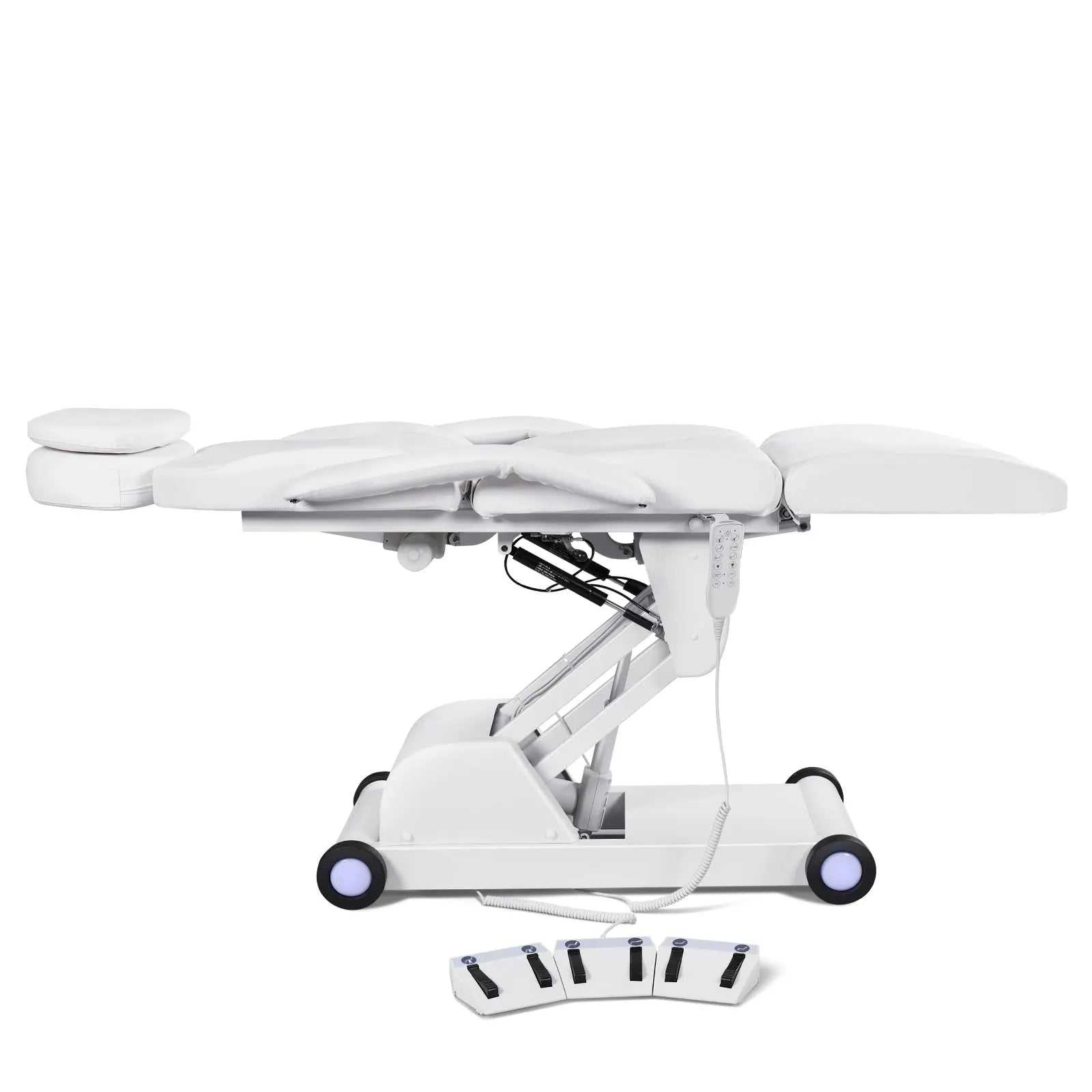 #2909 Electrical Facial Bed,3 Motor Removable, Led Light ,Medical Aesthetic, Hand/Foot-Operated