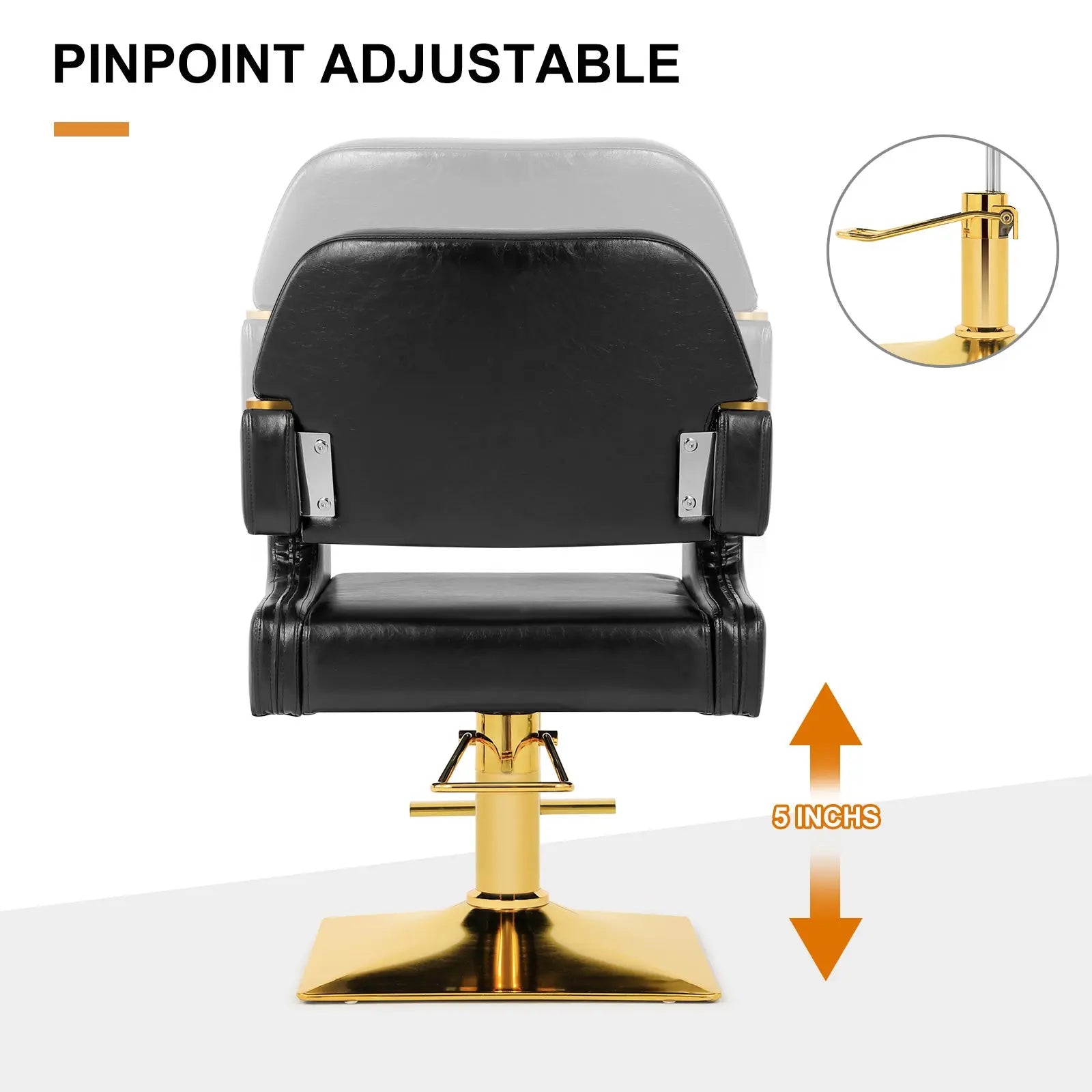 #5049 Prestige Gold Salon Styling Chair